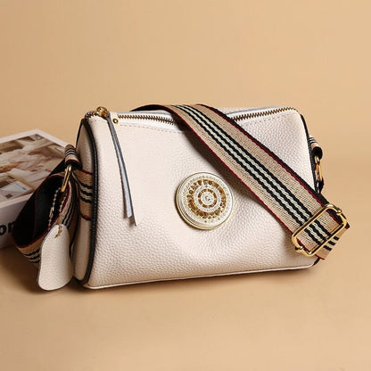 Bolsa de Couro Feminina Bella Fashion Joias & Acessórios (Bolsa 7) Dashui 