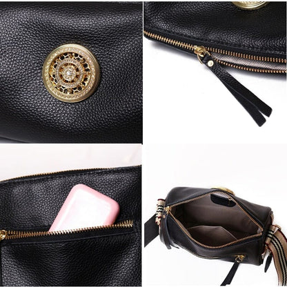 Bolsa de Couro Feminina Bella Fashion Joias & Acessórios (Bolsa 7) Dashui 