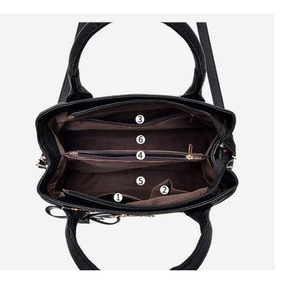 Bolsa de Couro Feminina Executive Joias & Acessórios (Bolsa 5) Dashui 