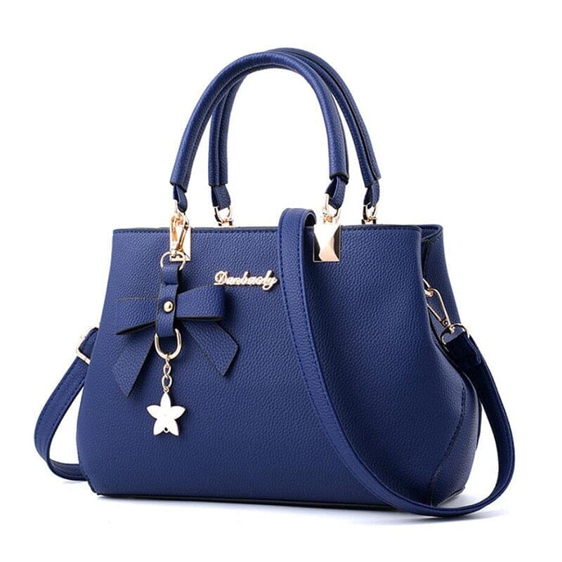 Bolsa de Couro Feminina Executive Joias & Acessórios (Bolsa 5) Dashui Azul 
