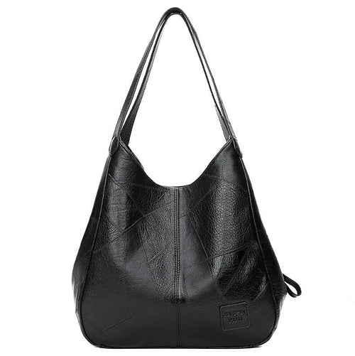 Bolsa De Couro Feminina Mônaco Roupas (Bolsa Feminina 1) Dashui Preto 