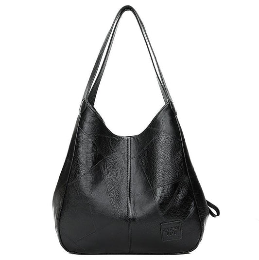Bolsa De Couro Feminina Mônaco Roupas (Bolsa Feminina 1) Dashui Preto 