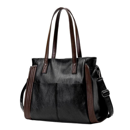 Bolsa de Couro Feminina Sofia Joias & Acessórios (Bolsa 1) Dashui Preto 