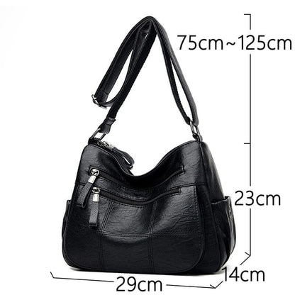 Bolsa de Couro Paris Joias & Acessórios (Bolsa 13) Dashui 