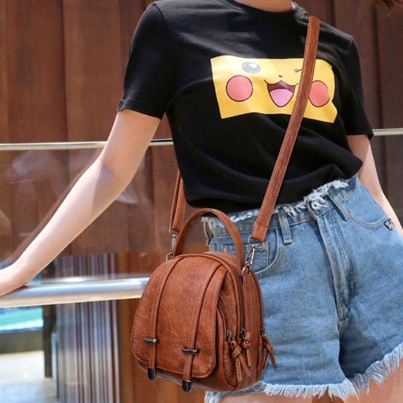 Bolsa de Ombro de Couro Feminina Roupas (Bolsa Feminina 4) Dashui 