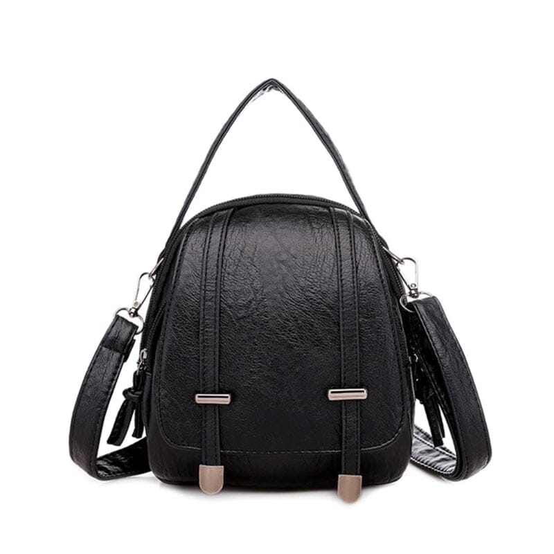 Bolsa de Ombro de Couro Feminina Roupas (Bolsa Feminina 4) Dashui Preto 