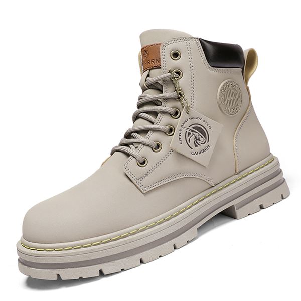 Bota Impermeável Iron Guard [Ultra Resistente] Camping & Trilha (Bota 1) Lojas Quinho 37 Cinza 