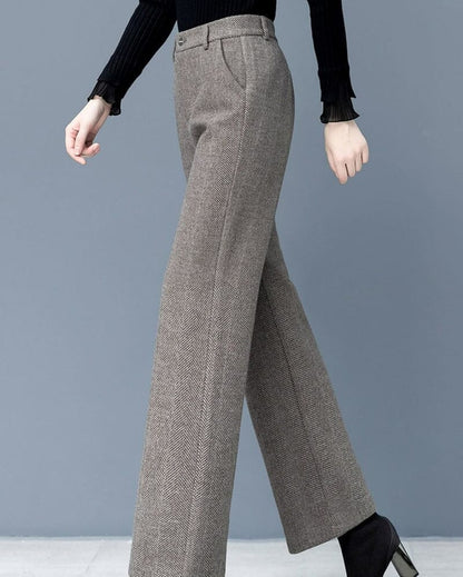 Calça Atena com Interior Forrado para Inverno Roupas (Calça Feminina 1) Dashui 