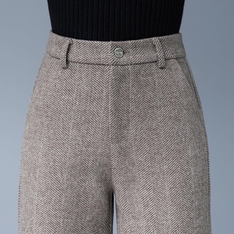 Calça Atena com Interior Forrado para Inverno Roupas (Calça Feminina 1) Dashui 