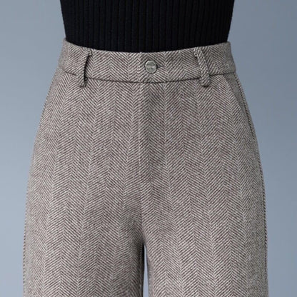 Calça Atena com Interior Forrado para Inverno Roupas (Calça Feminina 1) Dashui 