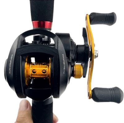 Carretilha de Pesca Ghotda GF2000 18 Rolamentos e Drag 8kg Esportes (Carretilha de Pesca 7) Dashui Direita 