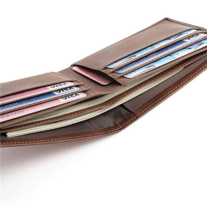 Carteira Masculina de Couro Legítimo Personalizada Joias & Acessórios (Carteira) Dashui 