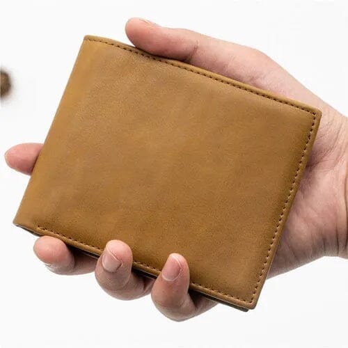 Carteira Masculina de Couro Legítimo Personalizada Joias & Acessórios (Carteira) Dashui 