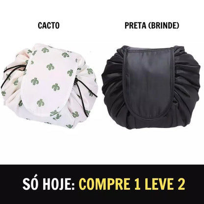 CosmeticBag - A Necessaire Definitiva (COMPRE 1 LEVE 2) Saude & Beleza (Cosméticos 1) Dashui Cacto + Preto 