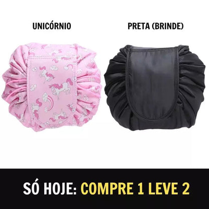 CosmeticBag - A Necessaire Definitiva (COMPRE 1 LEVE 2) Saude & Beleza (Cosméticos 1) Dashui Unicórnio + Preto 