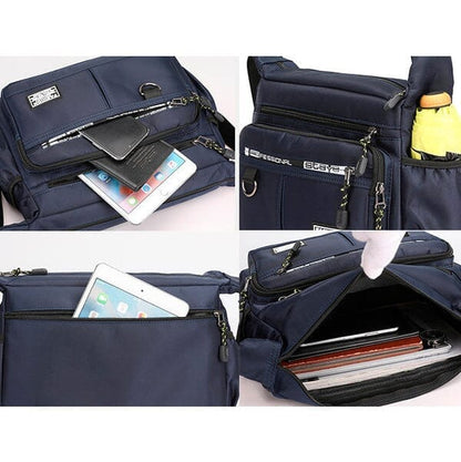 Mochila de Ombro Masculina À Prova d'Água - AquaShield Joias & Acessórios (Mochila 1) Dashui 