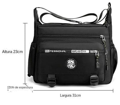 Mochila de Ombro Masculina À Prova d'Água - AquaShield Joias & Acessórios (Mochila 1) Dashui 