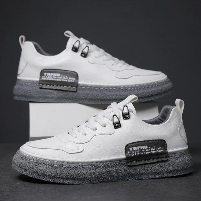 Tênis Triunf Casual Em Couro Genuíno Calçados (Tênis Masculino 6) Dashui 