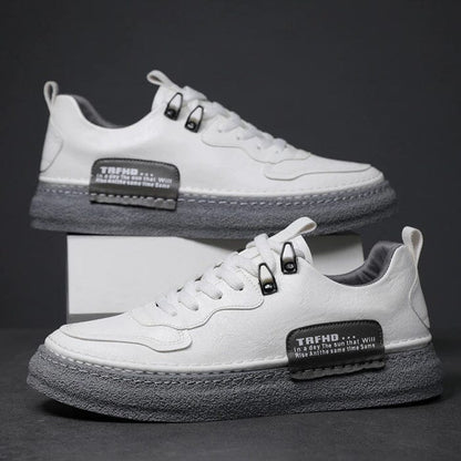 Tênis Triunf Casual Em Couro Genuíno Calçados (Tênis Masculino 6) Dashui 