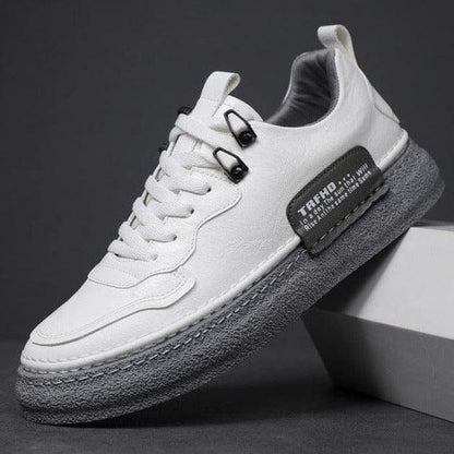 Tênis Triunf Casual Em Couro Genuíno Calçados (Tênis Masculino 6) Dashui 