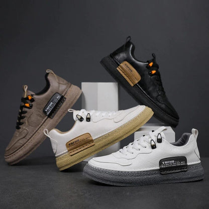 Tênis Triunf Casual Em Couro Genuíno Calçados (Tênis Masculino 6) Dashui 