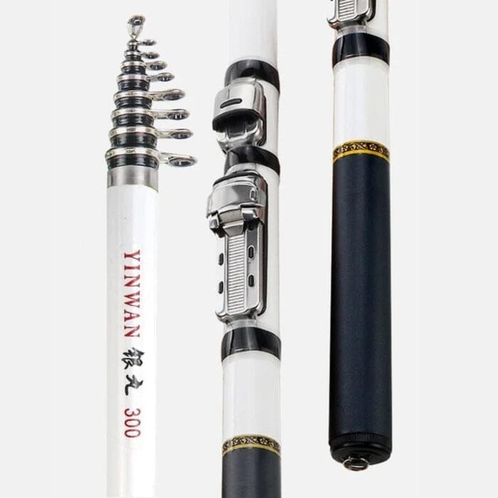 Vara de Pesca Premium Ultra Fishing Esportes (Vara de Pesca 1) Dashui Branco 1.5m 